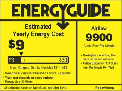 Image showing 7 th iLIVING 72 in., 6 ft. HVLS 9 Blades BLDC Big Ceiling Fan, High Volume Low Speed Fan, Reversible, 9,900 Cfm with Ir Remote