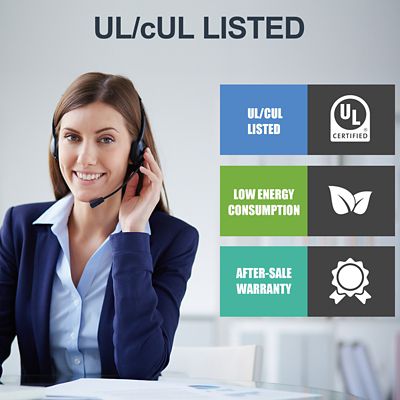 Image showing 5 th iLIVING 88 in., 7.3 ft. HVLS 9 Blades BLDC Big Ceiling Fan, High Volume Low Speed Fan, Reversible, 11,839 CFM with Ir Remote