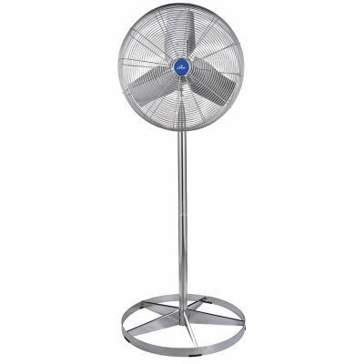 iLIVING 24 in. Pedestal Washdown Fan, 7200 Cfm, 1/4 Hp, Single Phase 115/230V, ILG8WD24-2P