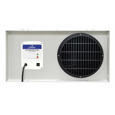 Image showing  3-Speed Air Filtration System Fan with Remote, Hanging Or on Wheels Filter, 1025 Cfm, ILG8AF8000