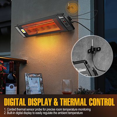 Image showing  Smart Greenhouse Heater with Built in Temperature Control and Digital Thermostat