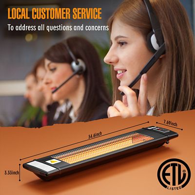 Image showing 7 th Dr. Infrared Heater Smart Greenhouse Heater with Built in Temperature Control and Digital Thermostat