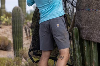 Image showing 6 th Carhartt Men's Force Sun Defender 8 in. Relaxed Fit Shorts