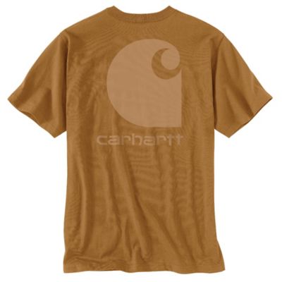 Image showing  Men's Relaxed Fit Heavyweight Short-Sleeve Pocket C Graphic T-Shirt