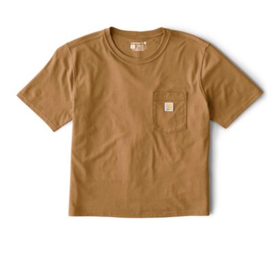 Image showing  Women's TENCEL Blend Boxy Fit Lightweight Crew Neck Short-Sleeve T-Shirt