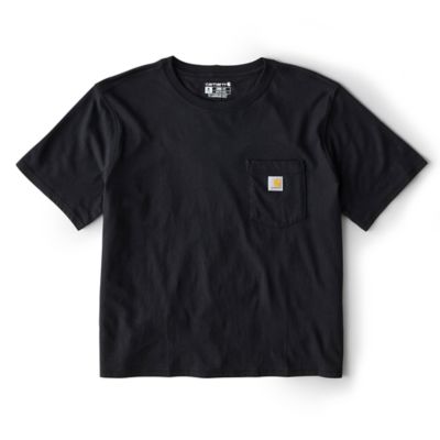 Carhartt Women's TENCEL Blend Boxy Fit Lightweight Crew Neck Short-Sleeve T-Shirt