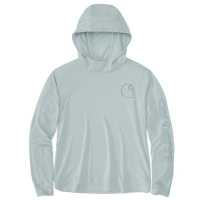 Carhartt Women's Force Sun Defender Lightweight Graphic Long-Sleeve Hooded Work T-Shirt