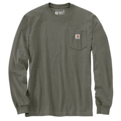 Carhartt K126 Men's Loose Fit Long-Sleeve Workwear Pocket T-Shirt