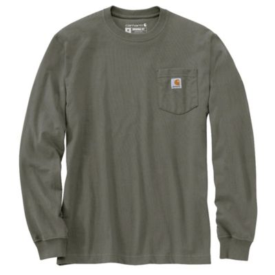 Carhartt K126 Men's Long-Sleeve Workwear Pocket T-Shirt Clearance