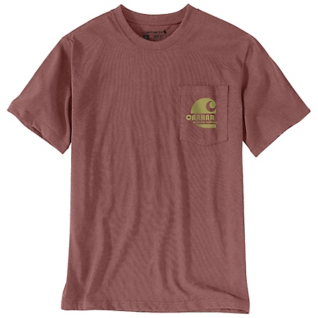 Carhartt Men's Relaxed Fit Heavyweight Short-Sleeve Pocket Super Dux Graphic T-Shirt