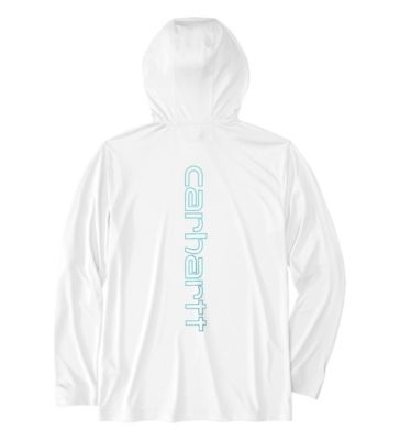 Image showing  Men's Force Sun Defender Lightweight Logo Graphic Long-Sleeve Hooded T-Shirt