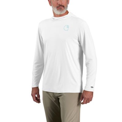 Image showing  Men's Force Sun Defender Lightweight Logo Graphic Long-Sleeve Hooded T-Shirt