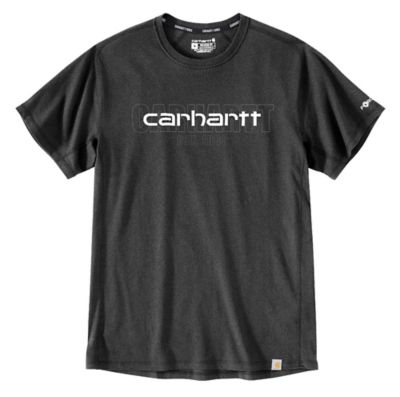 Image showing 0 th Carhartt Men's Force Relaxed Fit Midweight Logo Graphic Short-Sleeve T-Shirt