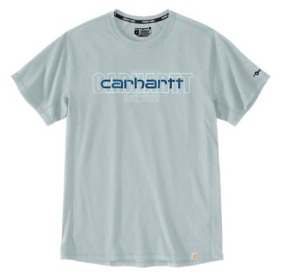 Image showing 0 th Carhartt Men's Force Relaxed Fit Midweight Logo Graphic Short-Sleeve T-Shirt