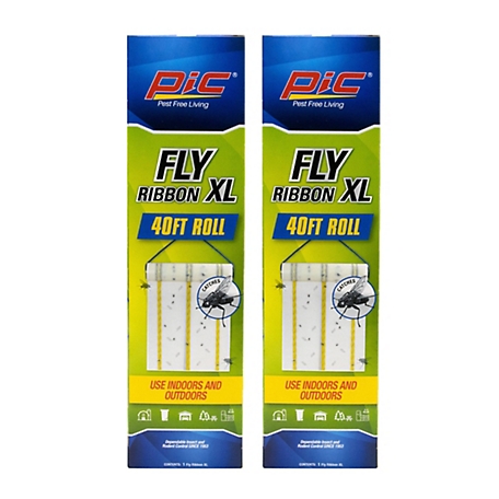 PIC Fly Ribbon XL - 40 Foot Roll, 2 Pack