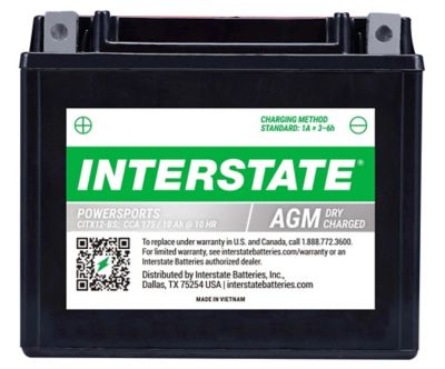 Interstate Batteries 12V 175 CCA Powersport Battery