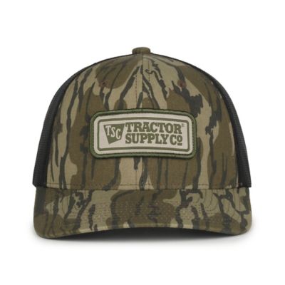 Tractor Supply Men's Camo Mesh-Back Adjustable Cap with TSC Woven Patch Logo