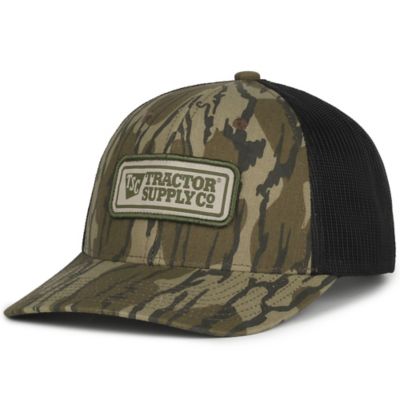 Image showing  Men's Camo Mesh-Back Adjustable Cap with TSC Woven Patch Logo