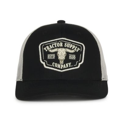 Tractor Supply Men's Full Fabric Structured Adjustable Cap with Screen-Printed Patch Logo