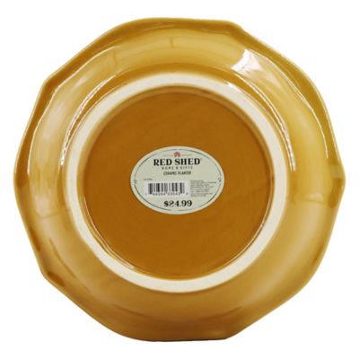Image showing  14.5 lb. Ceramic Planter, Yellow