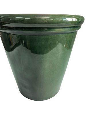 Image showing  10 in. Ceramic Flower Pot Jar