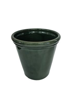 Image showing  10 in. Ceramic Flower Pot Jar