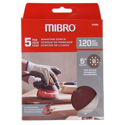 Image showing  Eight Hole Hook and Loop Sanding Pads - 5 Pieces, 275091