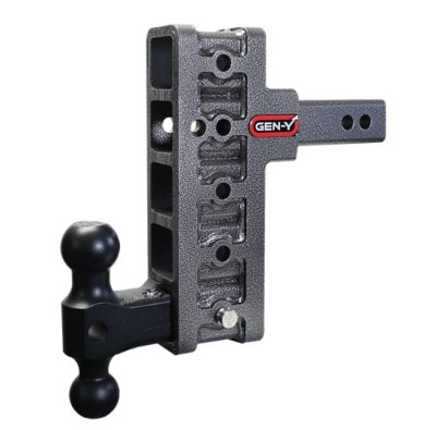 GEN-Y Hitch Mega-Duty 2 in. Offset Shank 2.5 in. Rise 7.5 in. Drop 2K TW 10K Hitch & Dual-Ball, GH-415