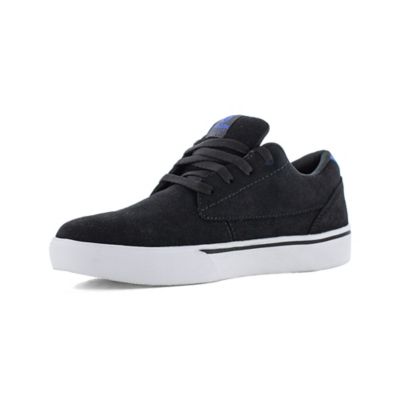 Image showing  Men's True EH Composite Toe Shoes, Suede Leather-Black/Blue, VM30110