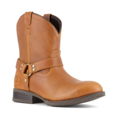 Frye Supply Women's The Safety-Crafted Steel Toe Harness Boots, FR40602F