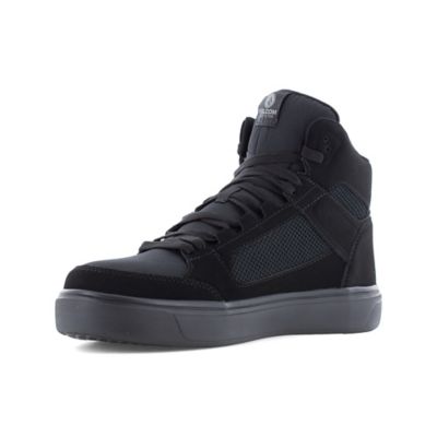 Image showing 2 th Volcom Men's Evolve Skate-Inspired High Top Composite Toe Work Shoes, EH Rated