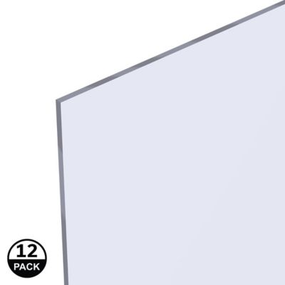 Optix 30 in. x 36 in. x 0.093 in. Clear Acrylic Sheet (12 pack)