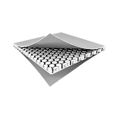 Image showing  48 in. x 96 in. x 0.197 in. White Bubble-X Twin Wall Plastic Sheet, 5-Pack