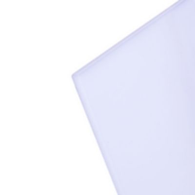 Polymershapes White Polyethylene HDPE Sheet, 24 in. x 48 in. x 0.500 in.