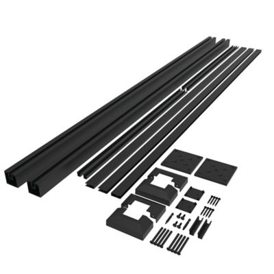 Image showing  3 ft. x 6 ft. Decorative Screen Panel Matte Black Decorative Screen Frame Kit