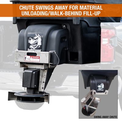 Image showing  SaltDogg 2.5 Cubic Yard Pro Series Electric Poly Hopper Spreader with Auger