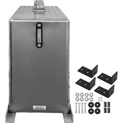 Image showing  50 gal. Upright-Mount Diamond Tread Aluminum Hydraulic Reservoir