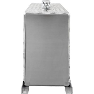 Image showing  50 gal. Upright-Mount Diamond Tread Aluminum Hydraulic Reservoir