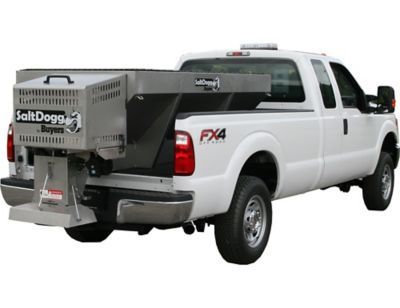 SaltDogg 8 ft. x 2 cu. yd.Gas Stainless Steel Hopper Spreader, 1400050SS