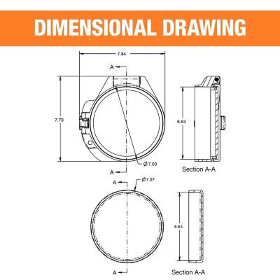 Image showing 8 th Buyers Products PVC Conduit Carrier Kit, 6 in.
