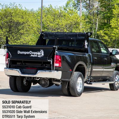 Image showing  DumperDogg Steel Dump Body Insert for 3/4 Ton or Higher Pickup Truck, 8 ft., Black