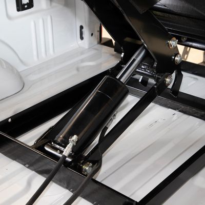 Image showing 7 th Buyers Products DumperDogg Steel Dump Body Insert for 3/4 Ton or Higher Pickup Truck, 8 ft., Black