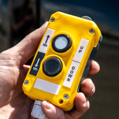 Image showing 8 th Buyers Products DumperDogg Steel Dump Body Insert for 3/4 Ton or Higher Pickup Truck, 8 ft., Black