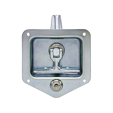 Buyers Products Stainless Single Point T-Handle Latch with Mounting Holes, L8815