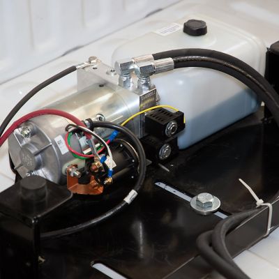 Image showing 7 th Buyers Products DumperDogg 8 ft. Stainless Steel Dump Body Insert for 3/4 Ton or Higher Pickup Trucks