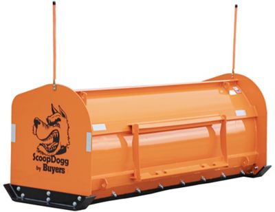 Image showing  8 ft. Skid Steer Snow Pusher, Orange, 2603108