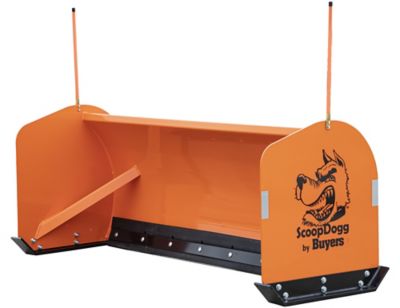 Image showing  8 ft. Skid Steer Snow Pusher, Orange, 2603108