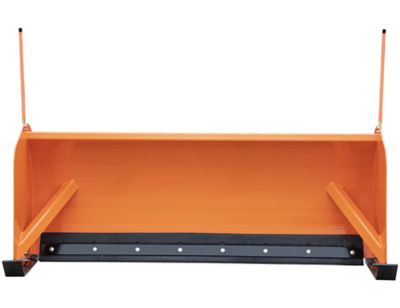 Image showing 7 th Buyers Products 8 ft. Skid Steer Snow Pusher, Orange, 2603108