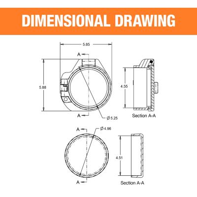 Image showing 7 th Buyers Products PVC Conduit Carrier Kit, 4 in.
