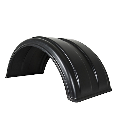 Buyers Products Full Radius Poly Fender to Fit Dual Wheels, 8590196